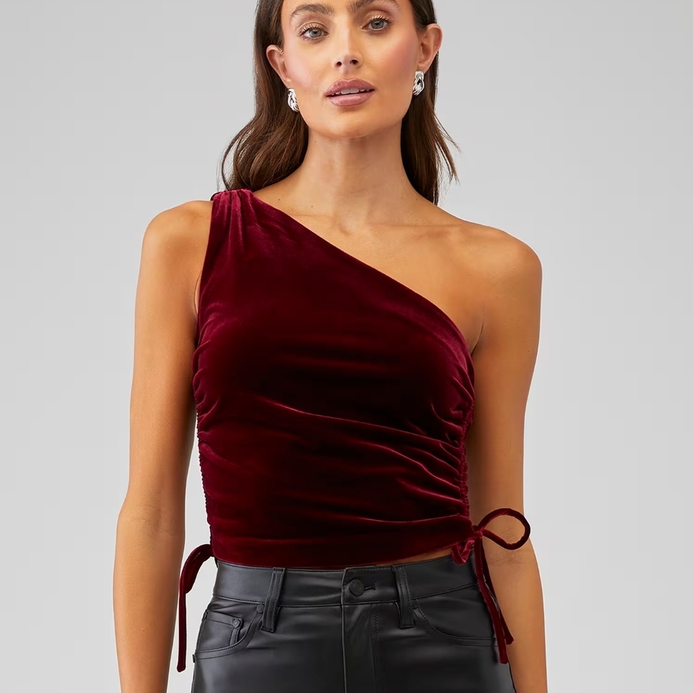 Amanda Uprichard Ania Velvet Top